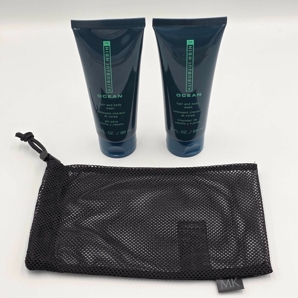 Mary Kay Men High Intensity Ocean Hair/Body Shower Wash Gel Sealed 2Pk -Retired